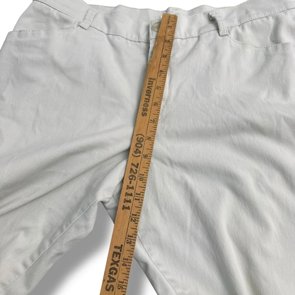 Lee At The Waist Women Size 14 Medium (34x30) Straight Leg Casual Pants Beige - Picture 9 of 14